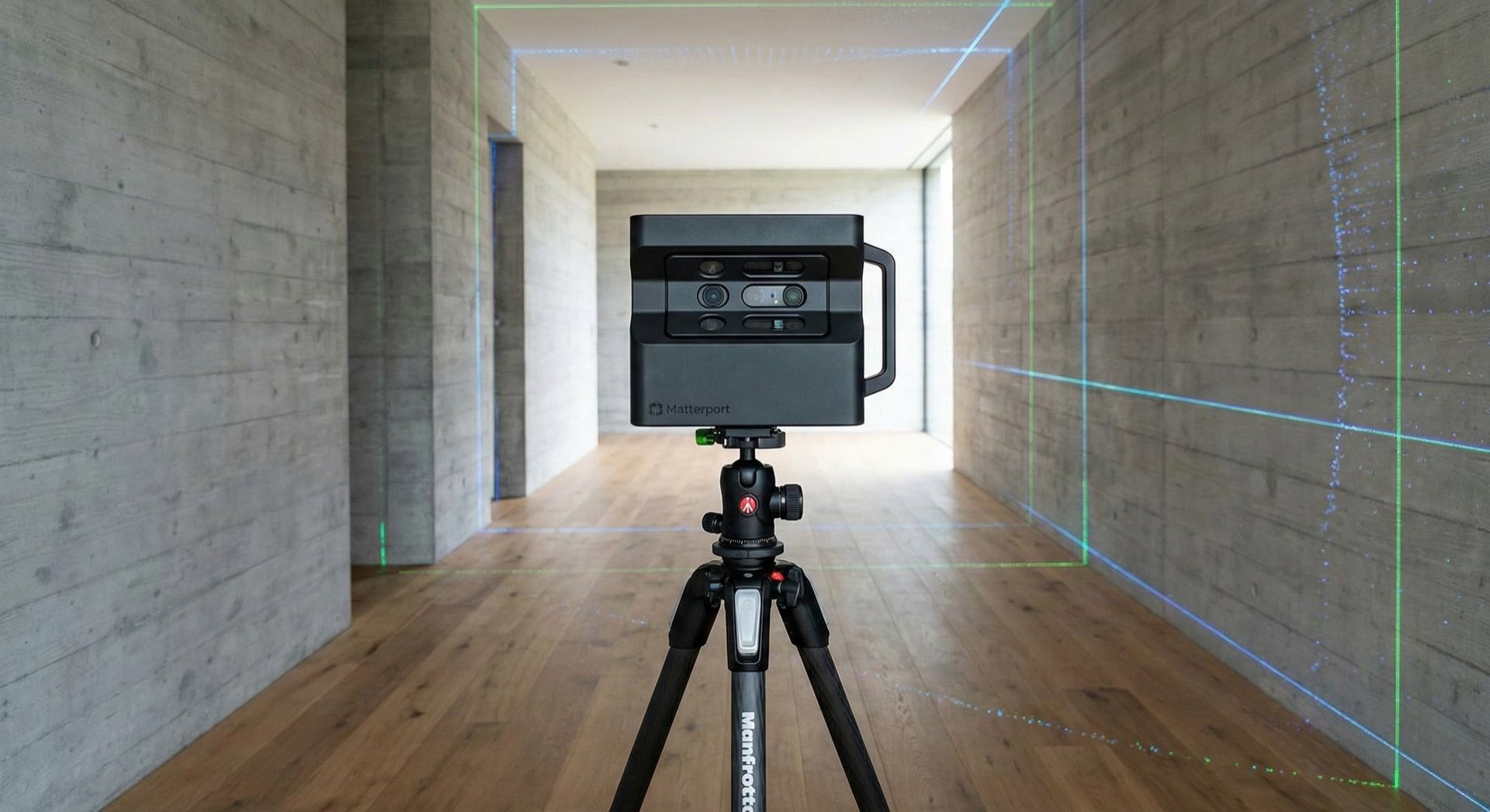 Matterport 360° Kamera in Aktion